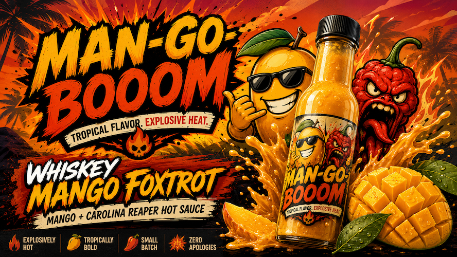 Man-Go-Boom wide banner art